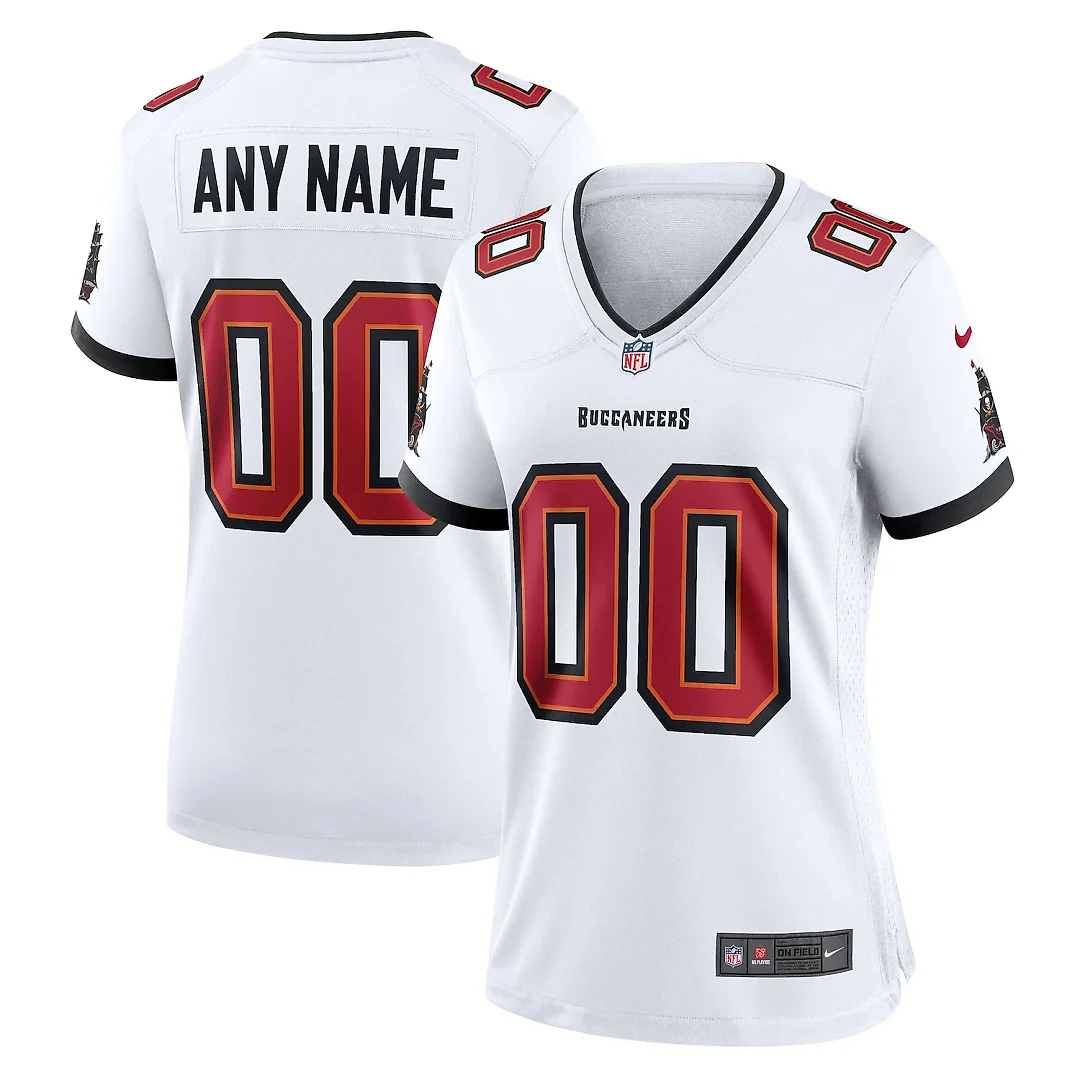Zennovawear Tampa Bay Buccaneers Women's Custom Game Jersey - White