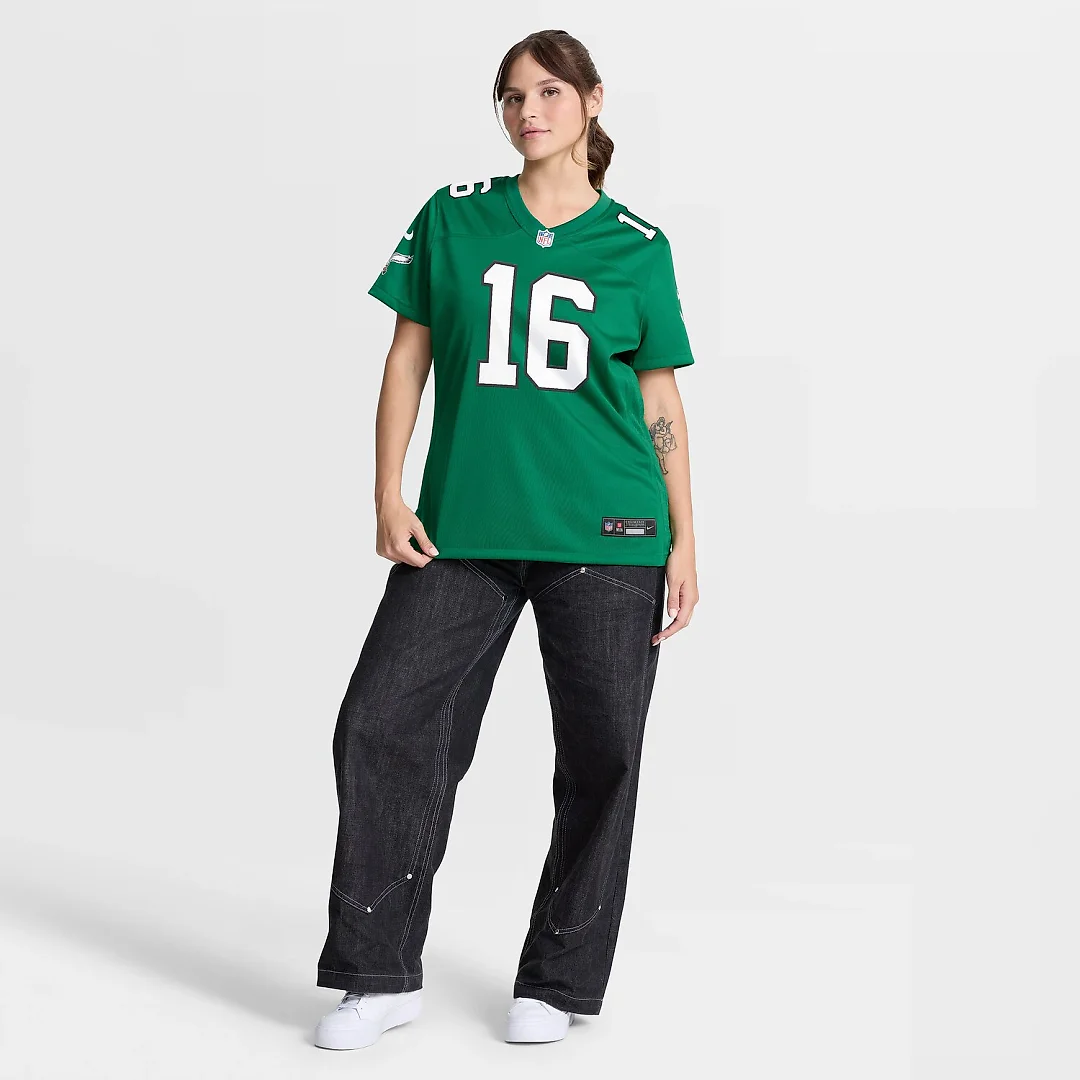 Zennovawear Tanner McKee Philadelphia Eagles Women's Alternate Game Jersey - Kelly Green