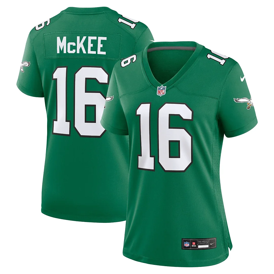 Zennovawear Tanner McKee Philadelphia Eagles Women's Alternate Game Jersey - Kelly Green
