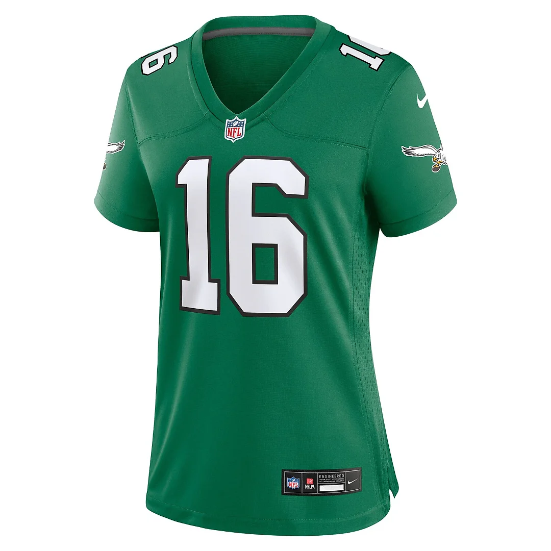 Zennovawear Tanner McKee Philadelphia Eagles Women's Alternate Game Jersey - Kelly Green