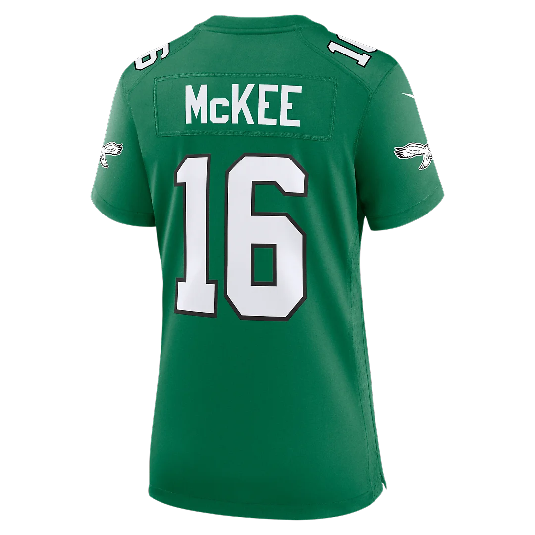 Zennovawear Tanner McKee Philadelphia Eagles Women's Alternate Game Jersey - Kelly Green