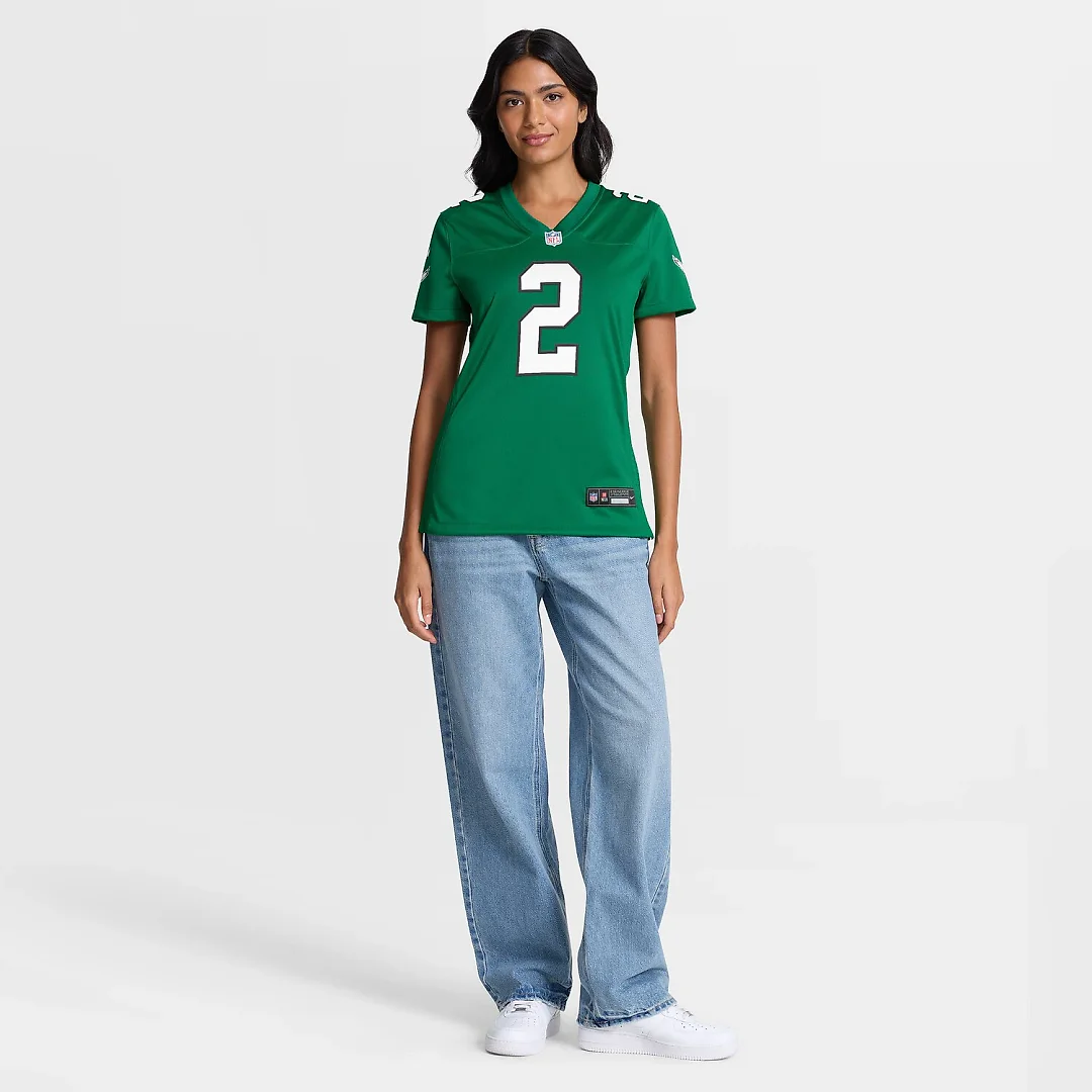 Zennovawear Tariq Woolen Philadelphia Eagles Women's Alternate Game Jersey - Kelly Green