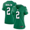 Zennovawear Tariq Woolen Philadelphia Eagles Women's Alternate Game Jersey - Kelly Green