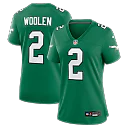 Zennovawear Tariq Woolen Philadelphia Eagles Women's Alternate Game Jersey - Kelly Green