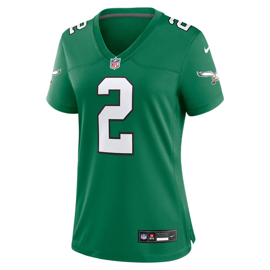 Zennovawear Tariq Woolen Philadelphia Eagles Women's Alternate Game Jersey - Kelly Green