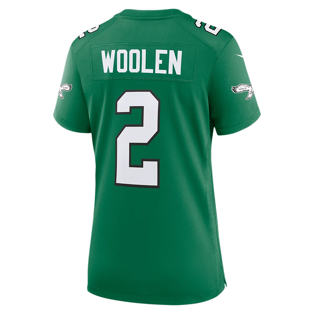 Zennovawear Tariq Woolen Philadelphia Eagles Women's Alternate Game Jersey - Kelly Green