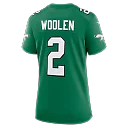 Zennovawear Tariq Woolen Philadelphia Eagles Women's Alternate Game Jersey - Kelly Green