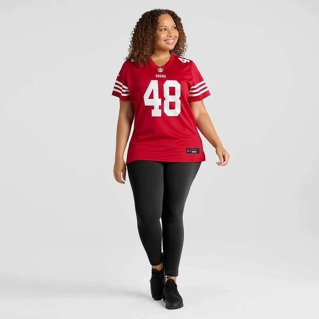 Zennovawear Tatum Bethune San Francisco 49ers Women's Team Game Jersey - Scarlet