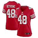 Zennovawear Tatum Bethune San Francisco 49ers Women's Team Game Jersey - Scarlet