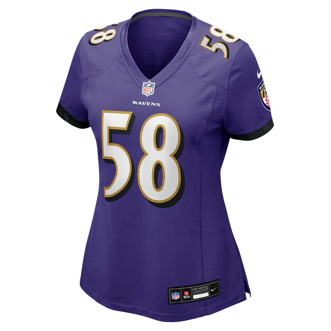 Zennovawear Taven Bryan Baltimore Ravens Women's Team Game Jersey - Purple