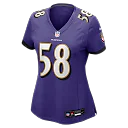 Zennovawear Taven Bryan Baltimore Ravens Women's Team Game Jersey - Purple