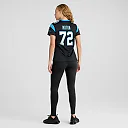Zennovawear Taylor Moton Carolina Panthers Women's Team Game Jersey - Black
