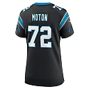 Zennovawear Taylor Moton Carolina Panthers Women's Team Game Jersey - Black