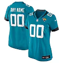 Zennovawear Jacksonville Jaguars Women's Custom Team Jersey - Teal