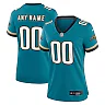 Zennovawear Jacksonville Jaguars Women's Prowler Throwback Custom Game Jersey - Teal
