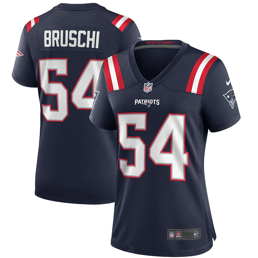 Zennovawear Tedy Bruschi New England Patriots Women's Game Retired Player Jersey - Navy