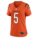 Zennovawear Tee Higgins Cincinnati Bengals Women's Alternate Game Jersey - Orange