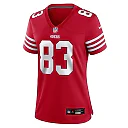 Zennovawear Terique Owens San Francisco 49ers Women's Team Game Jersey - Scarlet