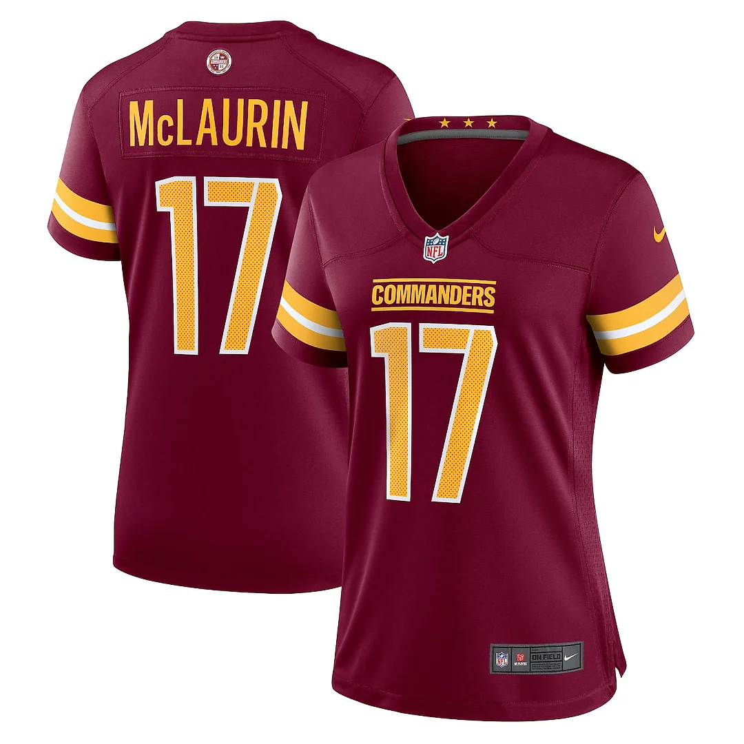 Zennovawear Terry McLaurin Washington Commanders Women's Player Jersey - Burgundy