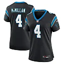 Zennovawear Tetairoa McMillan Carolina Panthers Women's Team Game Jersey - Black