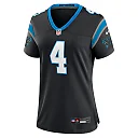 Zennovawear Tetairoa McMillan Carolina Panthers Women's Team Game Jersey - Black