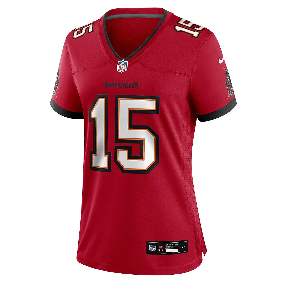 Zennovawear Tez Johnson Tampa Bay Buccaneers Women's Team Game Jersey - Red