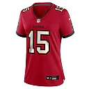Zennovawear Tez Johnson Tampa Bay Buccaneers Women's Team Game Jersey - Red