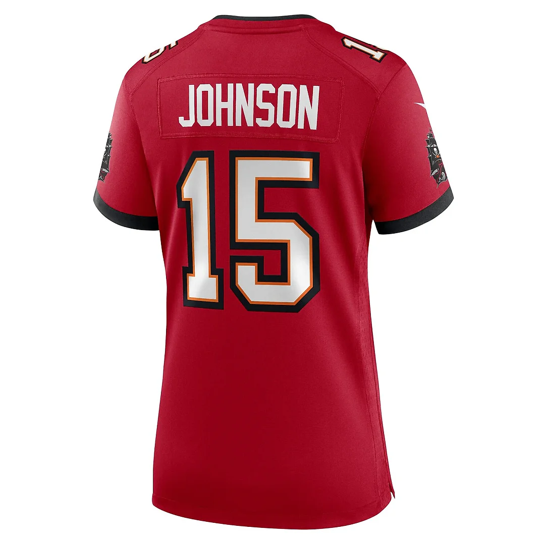 Zennovawear Tez Johnson Tampa Bay Buccaneers Women's Team Game Jersey - Red