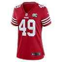 Zennovawear The Faithful San Francisco 49ers Women's 80th Anniversary Game Jersey - Scarlet