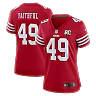 Zennovawear The Faithful San Francisco 49ers Women's 80th Anniversary Game Jersey - Scarlet