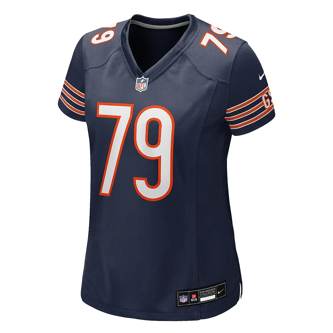 Zennovawear Theo Benedet Chicago Bears Women's Team Game Jersey - Navy
