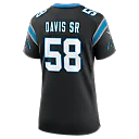 Zennovawear Thomas Davis Sr. Carolina Panthers Women's Team Retired Game Jersey - Black