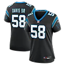 Zennovawear Thomas Davis Sr. Carolina Panthers Women's Team Retired Game Jersey - Black