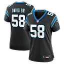 Zennovawear Thomas Davis Sr. Carolina Panthers Women's Team Retired Game Jersey - Black