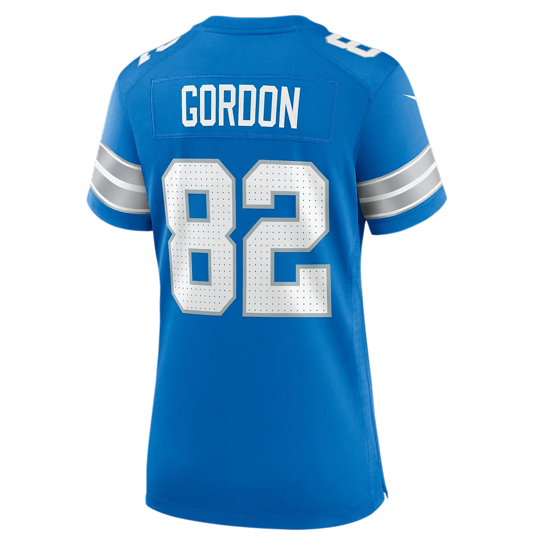 Zennovawear Thomas Gordon Detroit Lions Women's Team Game Jersey - Blue