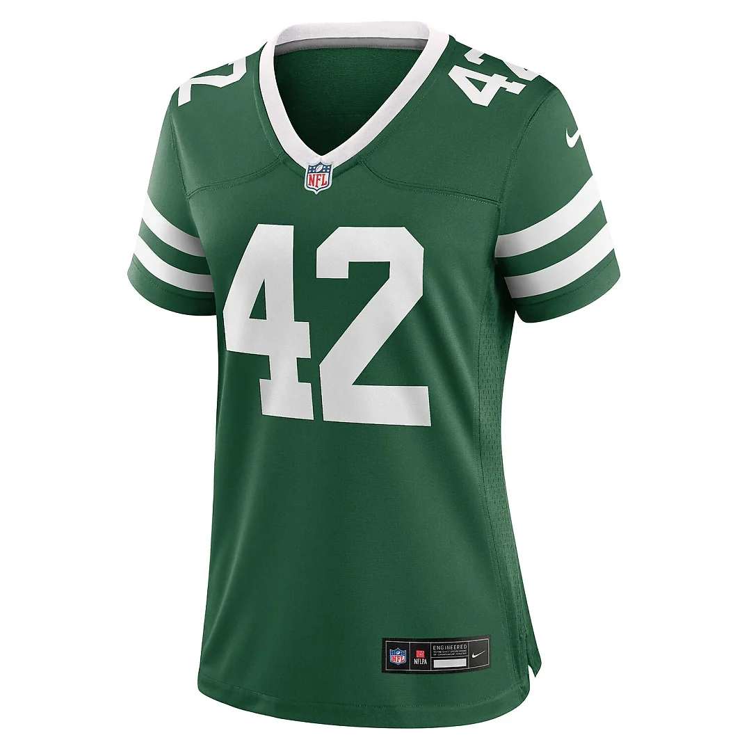 Zennovawear Thomas Hennessy New York Jets Women's Game Jersey - Legacy Green