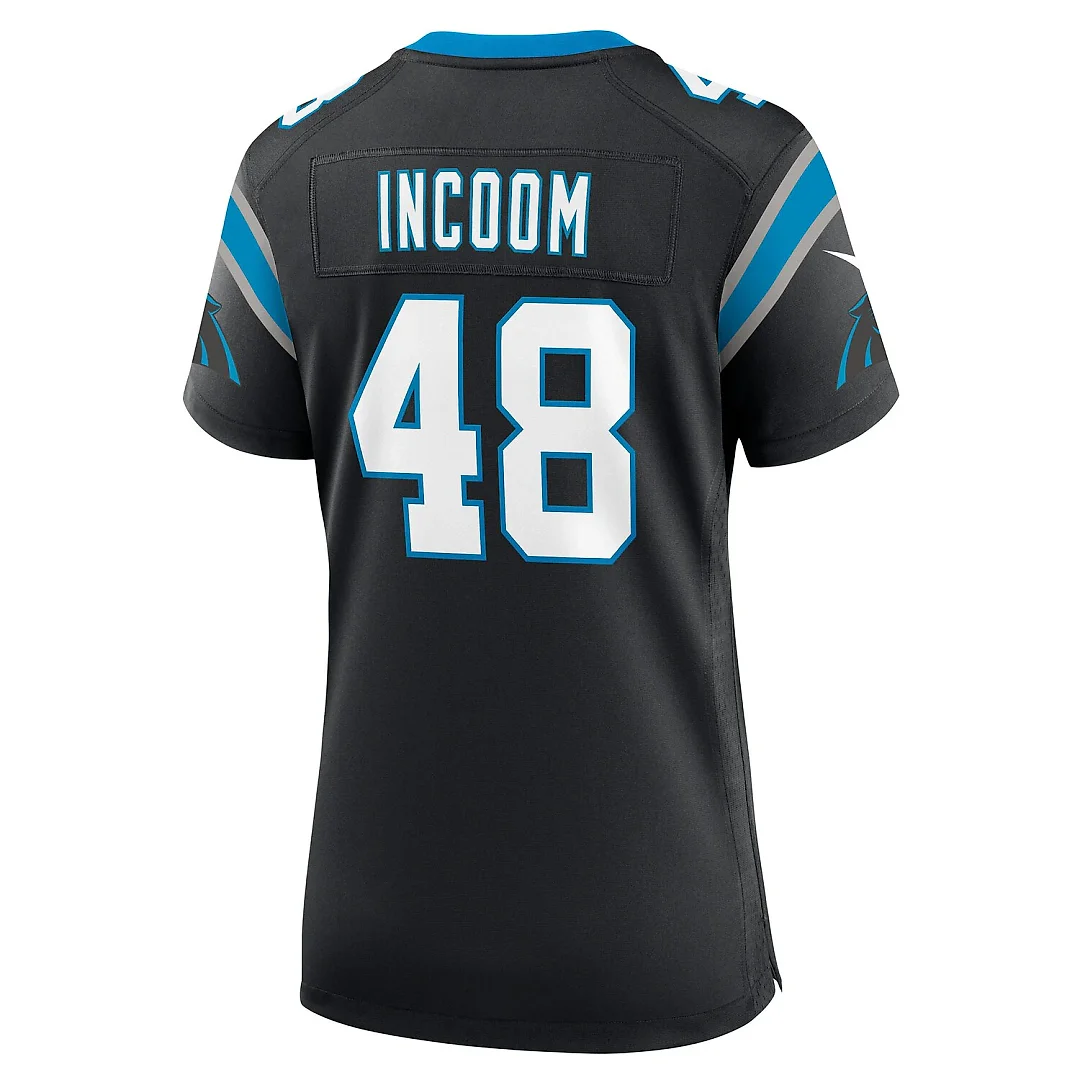 Zennovawear Thomas Incoom Carolina Panthers Women's Team Game Jersey - Black
