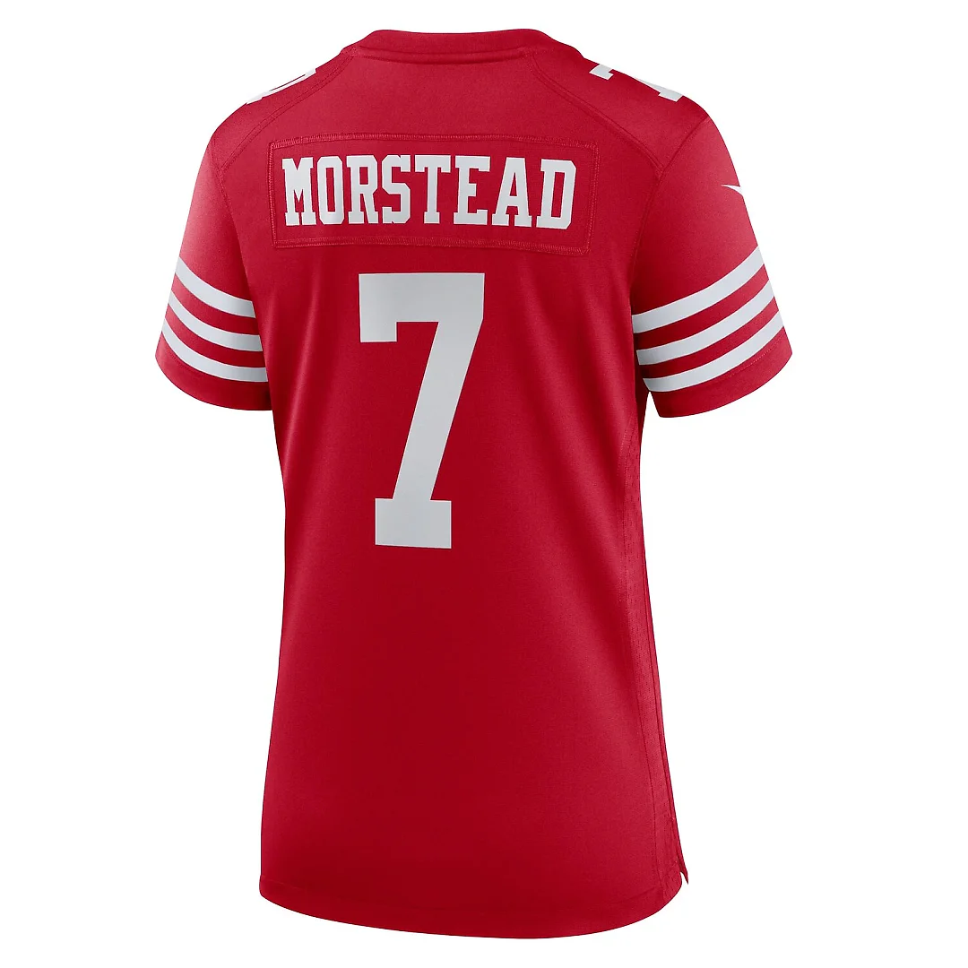 Zennovawear Thomas Morstead San Francisco 49ers Women's Team Game Jersey - Scarlet