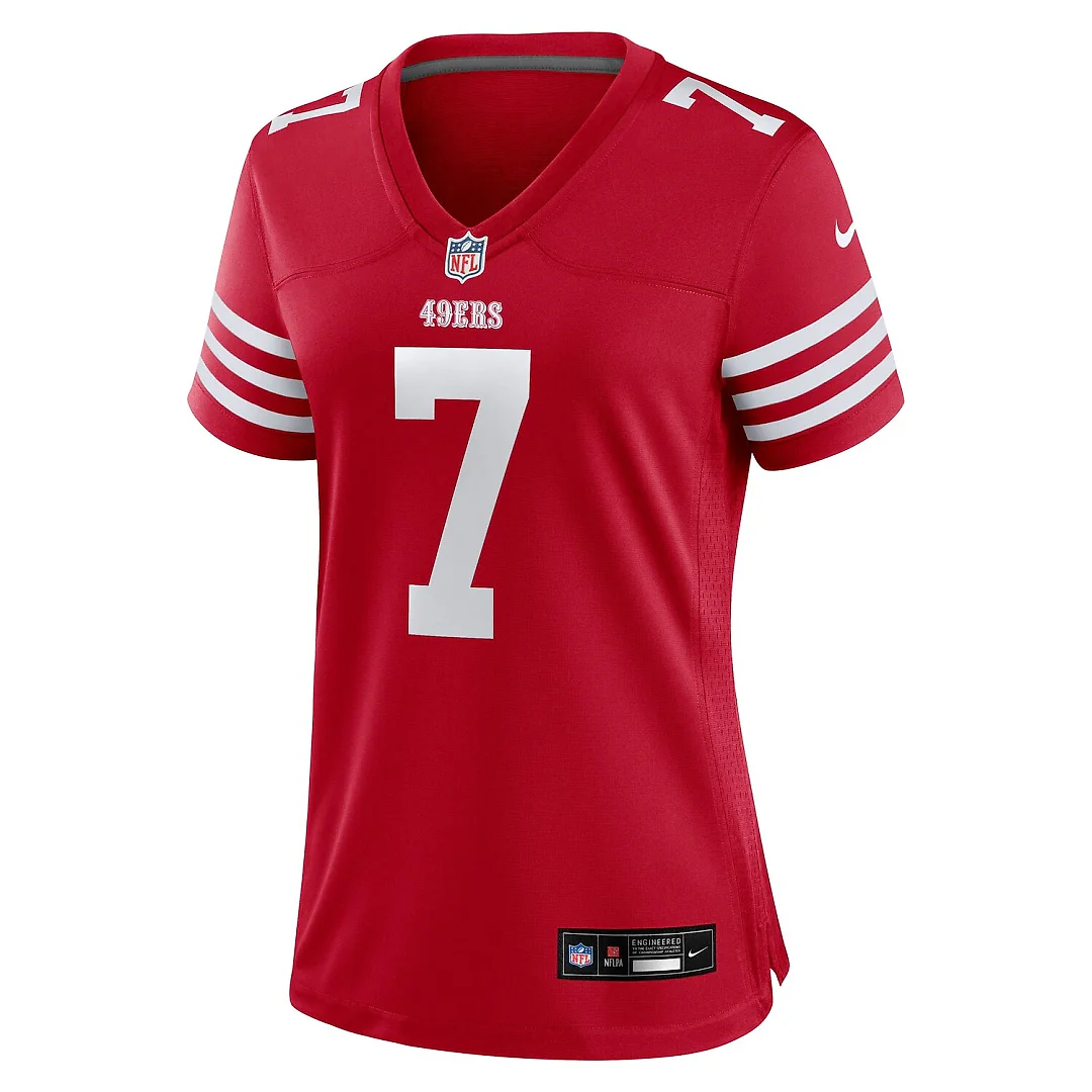 Zennovawear Thomas Morstead San Francisco 49ers Women's Team Game Jersey - Scarlet