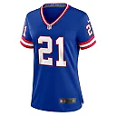 Zennovawear Tiki Barber New York Giants Women's Classic Retired Player Game Jersey - Royal