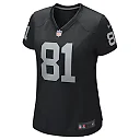 Zennovawear Tim Brown Las Vegas Raiders Women's Game Retired Player Jersey - Black