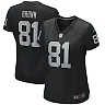 Zennovawear Tim Brown Las Vegas Raiders Women's Game Retired Player Jersey - Black