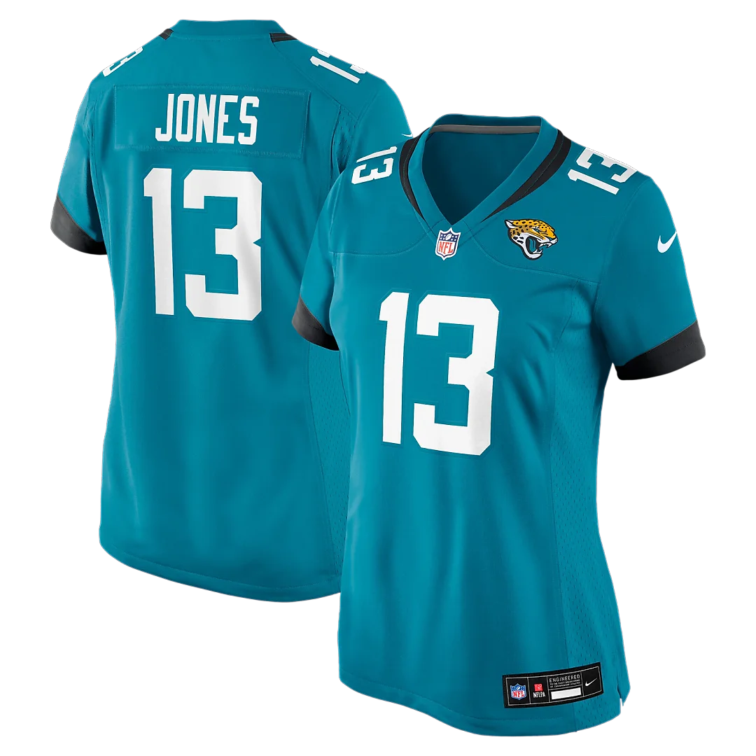 Zennovawear Tim Jones Jacksonville Jaguars Women's Team Game Jersey - Teal