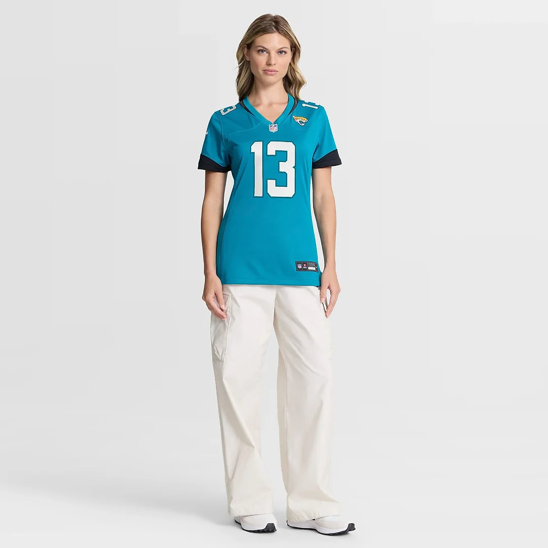 Zennovawear Tim Jones Jacksonville Jaguars Women's Team Game Jersey - Teal
