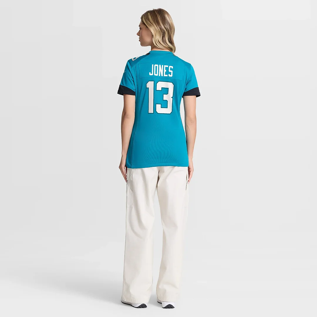 Zennovawear Tim Jones Jacksonville Jaguars Women's Team Game Jersey - Teal
