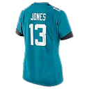Zennovawear Tim Jones Jacksonville Jaguars Women's Team Game Jersey - Teal