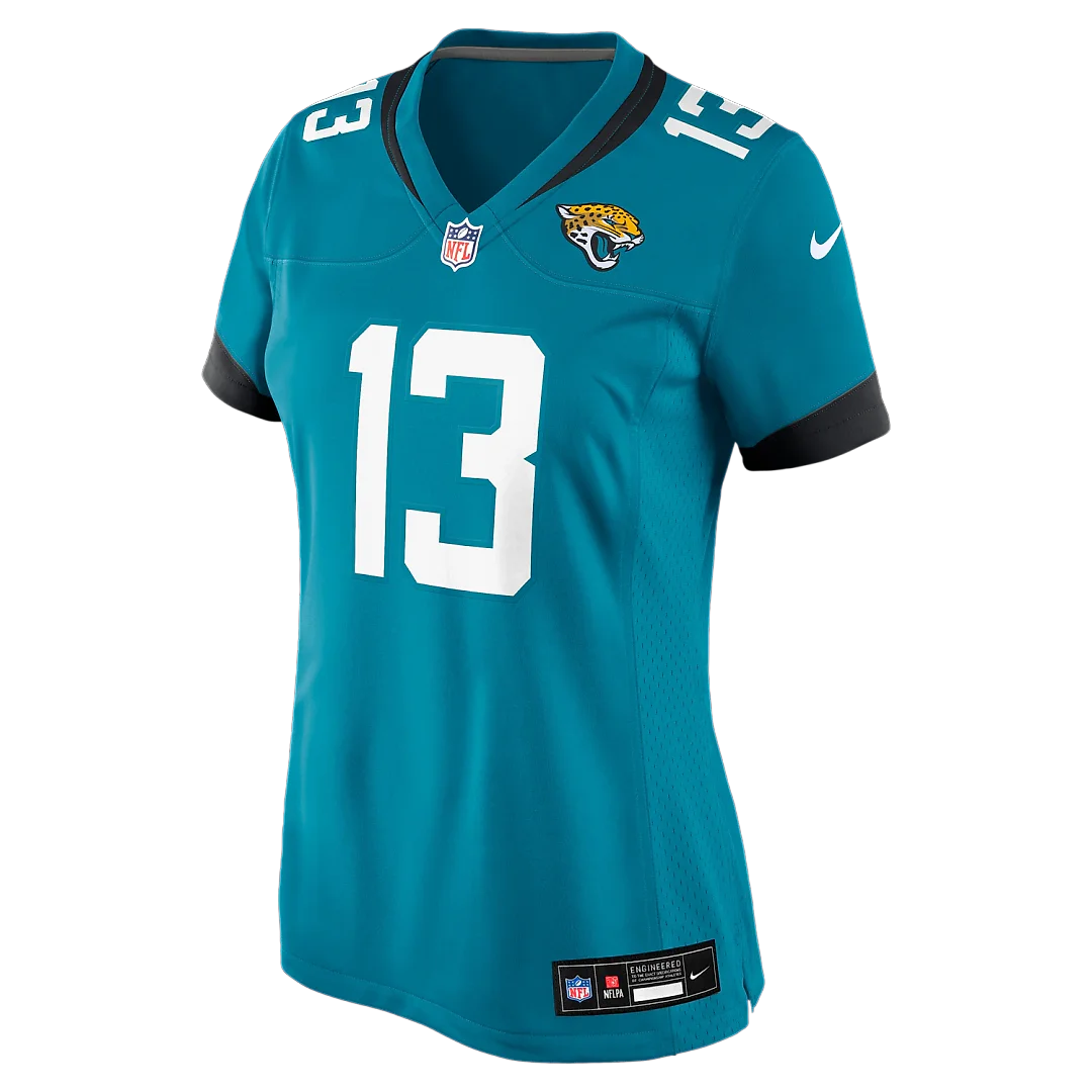 Zennovawear Tim Jones Jacksonville Jaguars Women's Team Game Jersey - Teal
