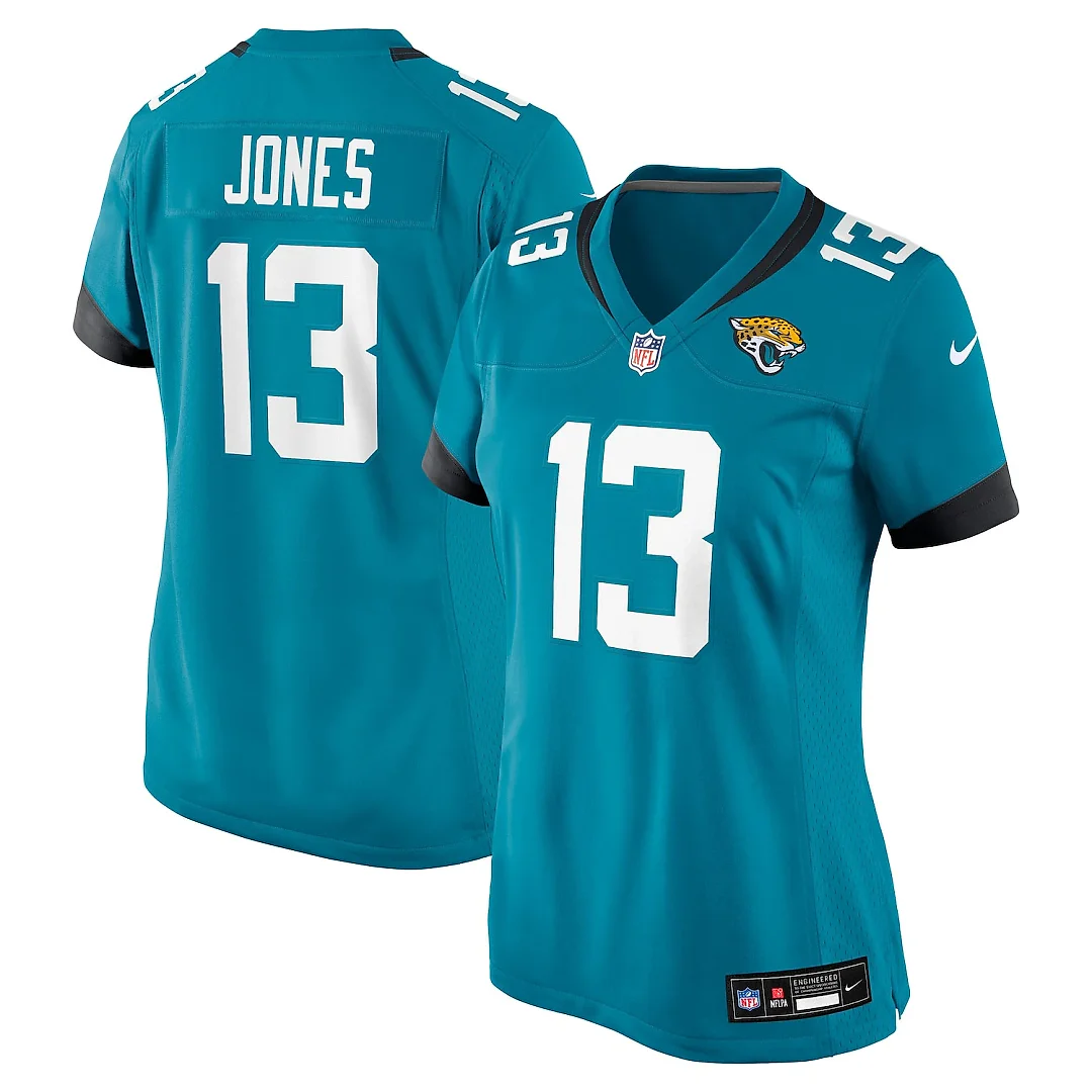 Zennovawear Tim Jones Jacksonville Jaguars Women's Team Game Jersey - Teal