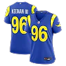Zennovawear Tim Keenan III Los Angeles Rams Women's Team Game Jersey - Royal
