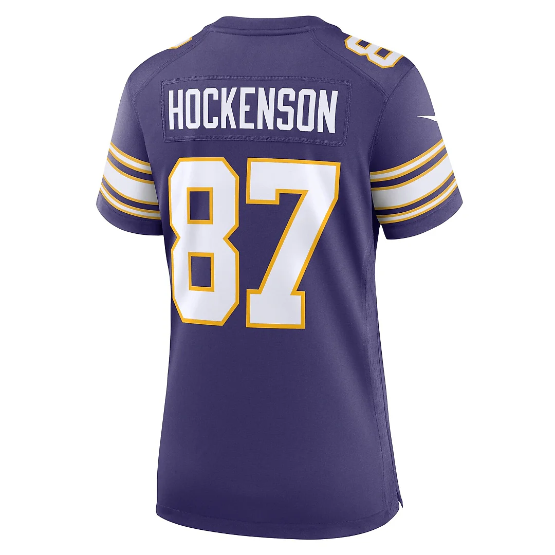 Zennovawear T.J. Hockenson Minnesota Vikings Women's Player Jersey - Purple
